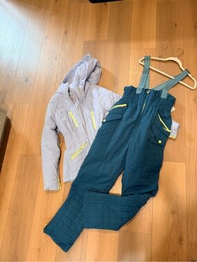 FP Movement all prepped quilted Bibs and Jacket